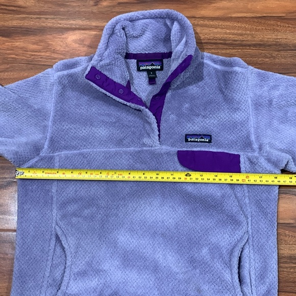 Patagonia Womens Purple Re-Tool Snap-T Pullover Sweater - WOMENS SIZE SMALL - Picture 11 of 14
